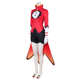 Helluva Boss Hazbin Hotel Vassago Women Black Outfit Cosplay Costume Outfits Halloween Carnival Suit