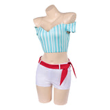 Heroines Nami Women Blue Outfit Cosplay Costume Outfit Halloween Carnival Suit