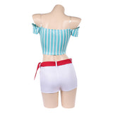 Heroines Nami Women Blue Outfit Cosplay Costume Outfit Halloween Carnival Suit