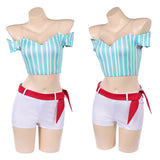 Heroines Nami Women Blue Outfit Cosplay Costume Outfit Halloween Carnival Suit