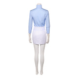 Heroines Nami Women Blue Shirt Set Cosplay Costume Outfit Halloween Carnival Suit