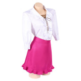 Heroines Nami Women Pink Dress Cosplay Costume Outfit Halloween Carnival Suit