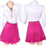 Heroines Nami Women Pink Dress Cosplay Costume Outfit Halloween Carnival Suit