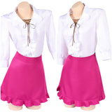 Heroines Nami Women Pink Dress Cosplay Costume Outfit Halloween Carnival Suit