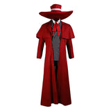 Herushingu Alucard Red Outfit Cosplay Costume Outfit Halloween Carnival Suit