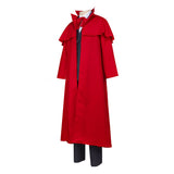 Herushingu Alucard Red Outfit Cosplay Costume Outfit Halloween Carnival Suit