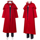 Herushingu Alucard Red Outfit Cosplay Costume Outfit Halloween Carnival Suit