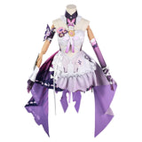 Honkai: Star Rail Castorice Women Purple Dress Cosplay Costume Outfits Halloween Carnival Suit