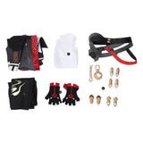 Honkai: Star Rail Male Trailblazer Red Skin Outfit Cosplay Costume Outfit Halloween Carnival Suit