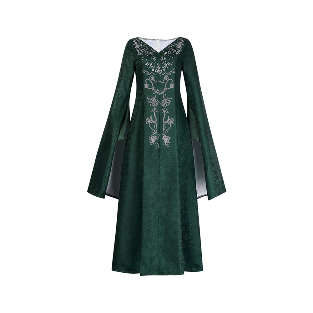 green emerald velvet dress House of the Dragon Alicent Hightower Women Green Dress Cosplay Costum –  TrendsinCosplay