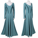 House of the Dragon Alicent Hightower Women Green Dress Cosplay Costume Outfit Halloween Carnival Suit