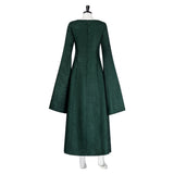 House of the Dragon Alicent Hightower Women Green Dress Cosplay Costume Outfit Halloween Carnival Suit