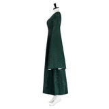 House of the Dragon Alicent Hightower Women Green Dress Cosplay Costume Outfit Halloween Carnival Suit