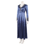 House of the Dragon Helaena Targaryen Women Blue Dress Cosplay Costume Outfit Halloween Carnival Suit