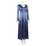House of the Dragon Helaena Targaryen Women Blue Dress Cosplay Costume Outfit Halloween Carnival Suit