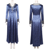House of the Dragon Helaena Targaryen Women Blue Dress Cosplay Costume Outfit Halloween Carnival Suit