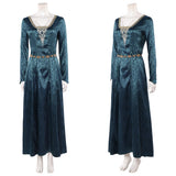 House of the Dragon Helaena Targaryen Women Green Dress Cosplay Costume Outfit Halloween Carnival Suit