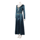 House of the Dragon Helaena Targaryen Women Green Dress Cosplay Costume Outfit Halloween Carnival Suit
