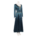 House of the Dragon Helaena Targaryen Women Green Dress Cosplay Costume Outfit Halloween Carnival Suit