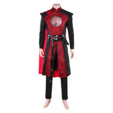 House of the Dragon Jacaerys Red Outfit Cosplay Costume Outfit Halloween Carnival Suit