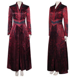House of the Dragon Princess Rhaenyra Targaryen Women Red Outfit Cosplay Costume Outfit Halloween Carnival Suit