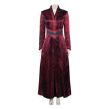 House of the Dragon Princess Rhaenyra Targaryen Women Red Outfit Cosplay Costume Outfit Halloween Carnival Suit