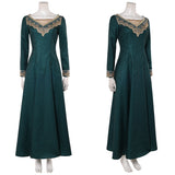House of the Dragon Season 3 Alicent Hightower Women Green Dress Cosplay Costume Outfit Halloween Carnival Suit