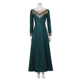 House of the Dragon Season 3 Alicent Hightower Women Green Dress Cosplay Costume Outfit Halloween Carnival Suit