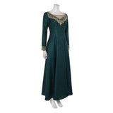 House of the Dragon Season 3 Alicent Hightower Women Green Dress Cosplay Costume Outfit Halloween Carnival Suit