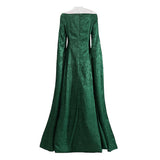 House of the Dragon Season 3 Alicent Hightower Women Green Dress Cosplay Costume Outfit Halloween Carnival Suit