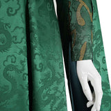 House of the Dragon Season 3 Alicent Hightower Women Green Dress Cosplay Costume Outfit Halloween Carnival Suit