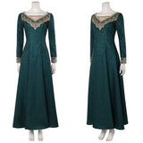 House of the Dragon Season 3 Alicent Hightower Women Green Dress Cosplay Costume Outfit Halloween Carnival Suit