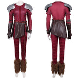 How to Train Your Dragon 2025 Astrid Red Full Set Cosplay Costume Outfits Halloween Carnival Suit