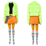 I Love Boosters Corvette Women Green Outfit Cosplay Costume Outfit Halloween Carnival Suit