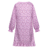 Ice Cream Man Little Girl Purple Dress Cosplay Costume Outfit Halloween Carnival Suit