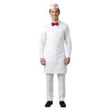 Ice Cream Man White Outfit Cosplay Costume Outfit Halloween Carnival Suit
