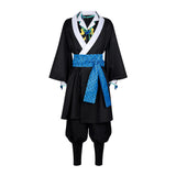 Infinity Castle Kaigaku Black Outfit Cosplay Costume Outfit Halloween Carnival Suit