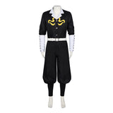 Infinity Castle Kaigaku Black Outfit Cosplay Costume Outfit Halloween Carnival Suit
