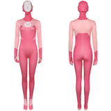 Invincible 2024 Atom Eve Women Pink Jumpsuit Cosplay Costume Outfits Halloween Carnival Suit