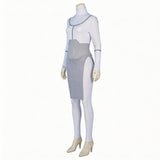 Invincible Anissa Women White Jumpsuit Cosplay Costume Outfit Halloween Carnival Suit