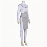 Invincible Anissa Women White Jumpsuit Cosplay Costume Outfit Halloween Carnival Suit