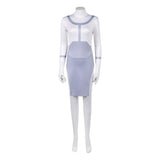 Invincible Anissa Women White Outfit Cosplay Costume Outfit Halloween Carnival Suit