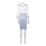 Invincible Anissa Women White Outfit Cosplay Costume Outfit Halloween Carnival Suit