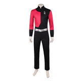 Invincible Captain Red and Black Outfit Cosplay Costume Outfit Halloween Carnival Suit