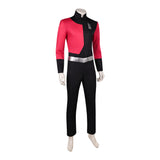 Invincible Captain Red and Black Outfit Cosplay Costume Outfit Halloween Carnival Suit