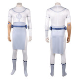 Invincible Conquest White Viltrum Empire Jumpsuit Cosplay Costume Outfit Halloween Carnival Suit