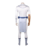 Invincible Conquest White Viltrum Empire Jumpsuit Cosplay Costume Outfit Halloween Carnival Suit