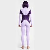 Invincible Dupli-Kate Women Purple Jumpsuit Cosplay Costume Outfit Halloween Carnival Suit