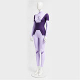 Invincible Dupli-Kate Women Purple Jumpsuit Cosplay Costume Outfit Halloween Carnival Suit