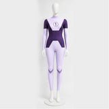Invincible Dupli-Kate Women Purple Jumpsuit Cosplay Costume Outfit Halloween Carnival Suit